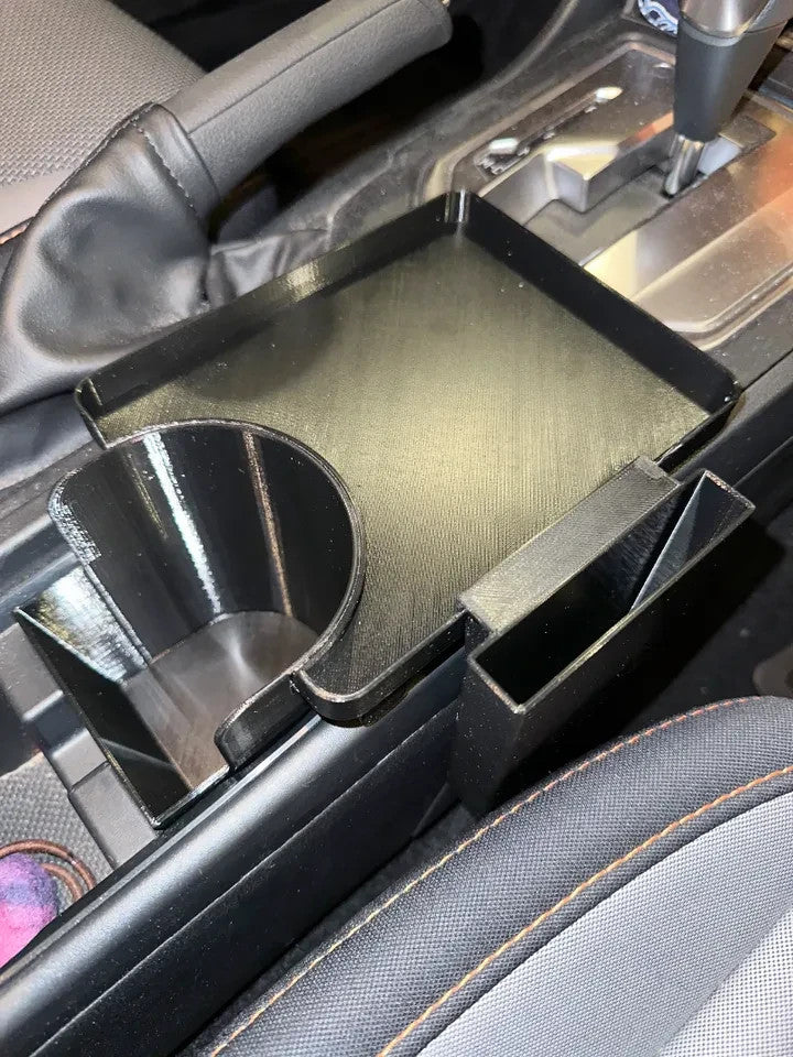 Cupholder Tray with Phone Holder for Subaru Crosstrek 2017–2023 Black