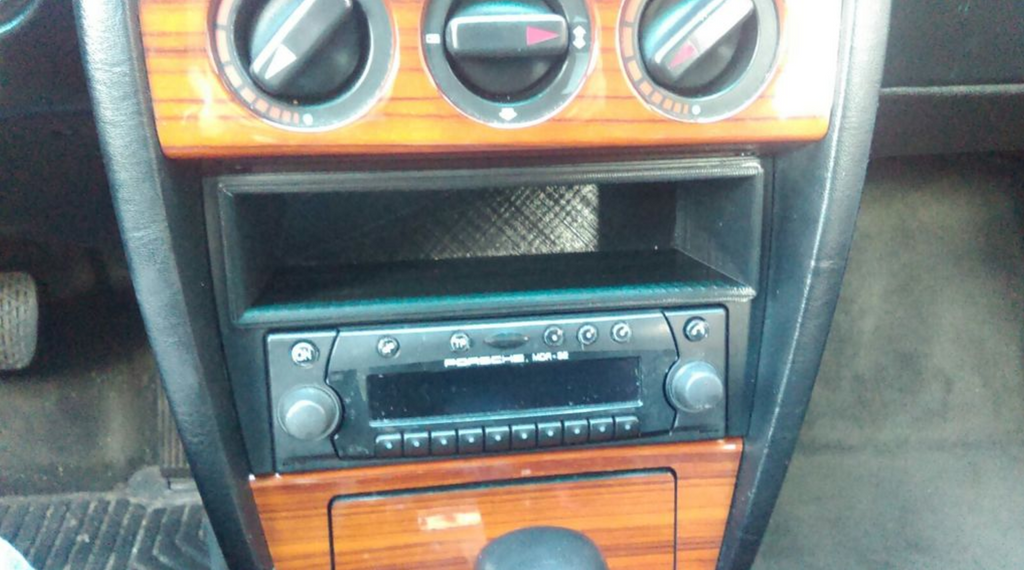 Compartment Conversion For Mercedes W201 Black Cassette Deck Switcher