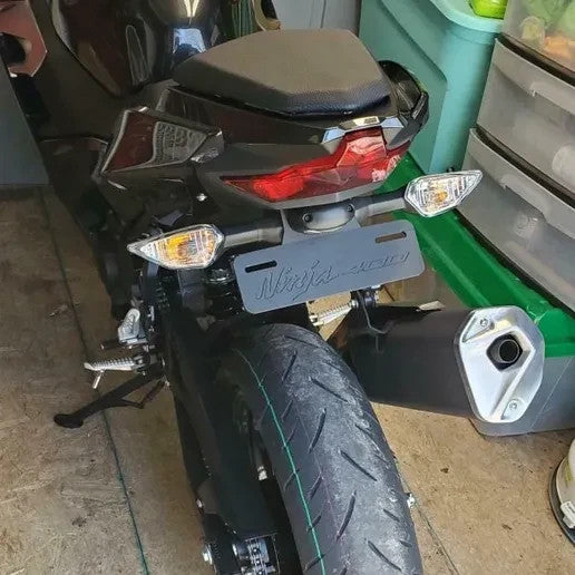 Kawasaki Ninja 400 Tail Tidy Bracket | License Plate Holder Mount 2018-2024