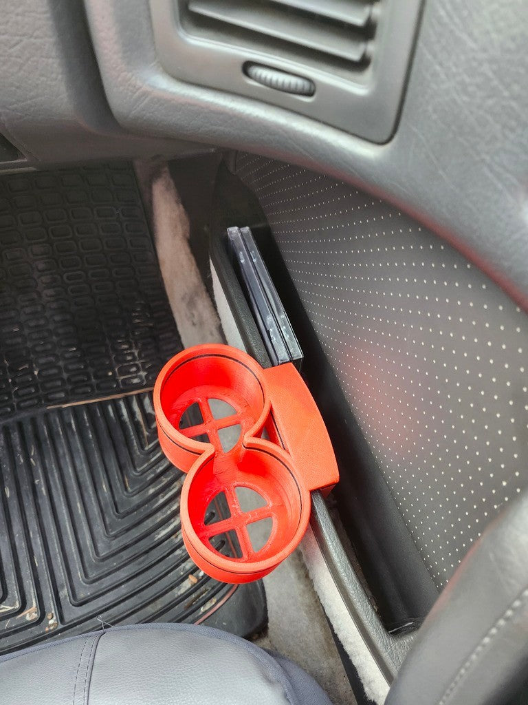 Mazda RX7 FC3S Dual Cup Holder for Door Pocket - Black color