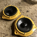 2x 2005-2015 Toyota Tacoma Double Cab Speaker Mount Adapters (Rear 6.5in)