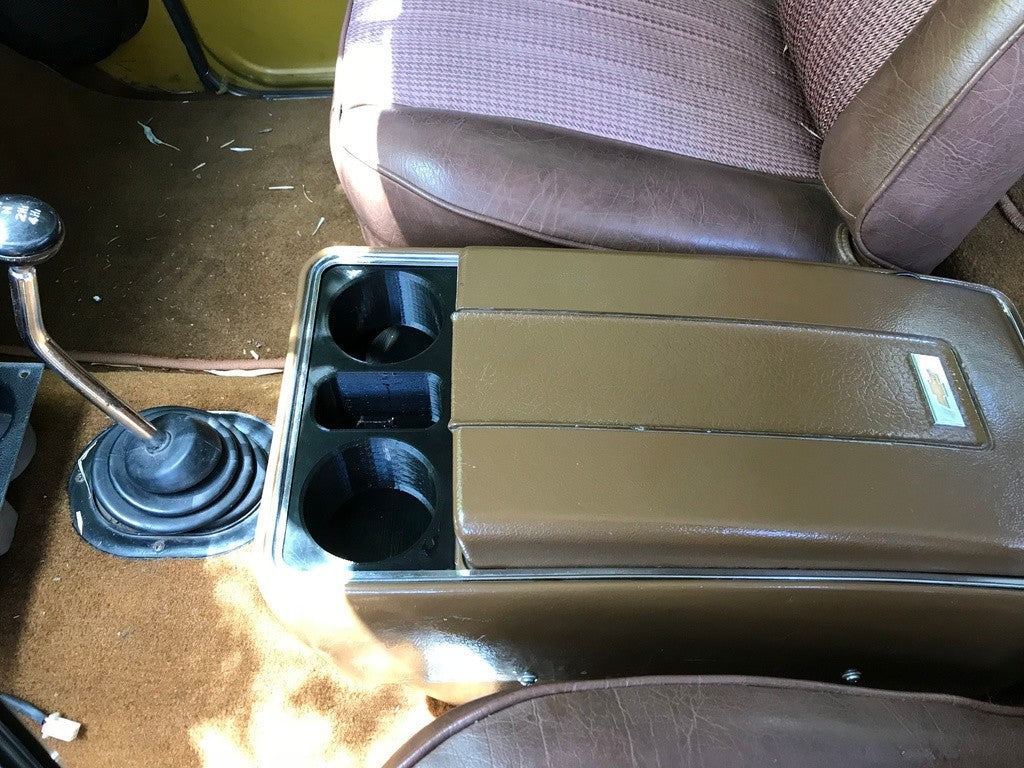 67-72 GM Console Cup Holder Insert retrofit