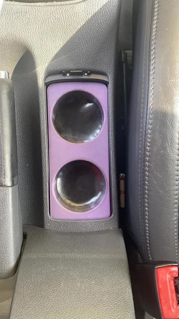 Cup Holder Insert for VW Golf 5 – Front Console (2003–2009)  - Black Color