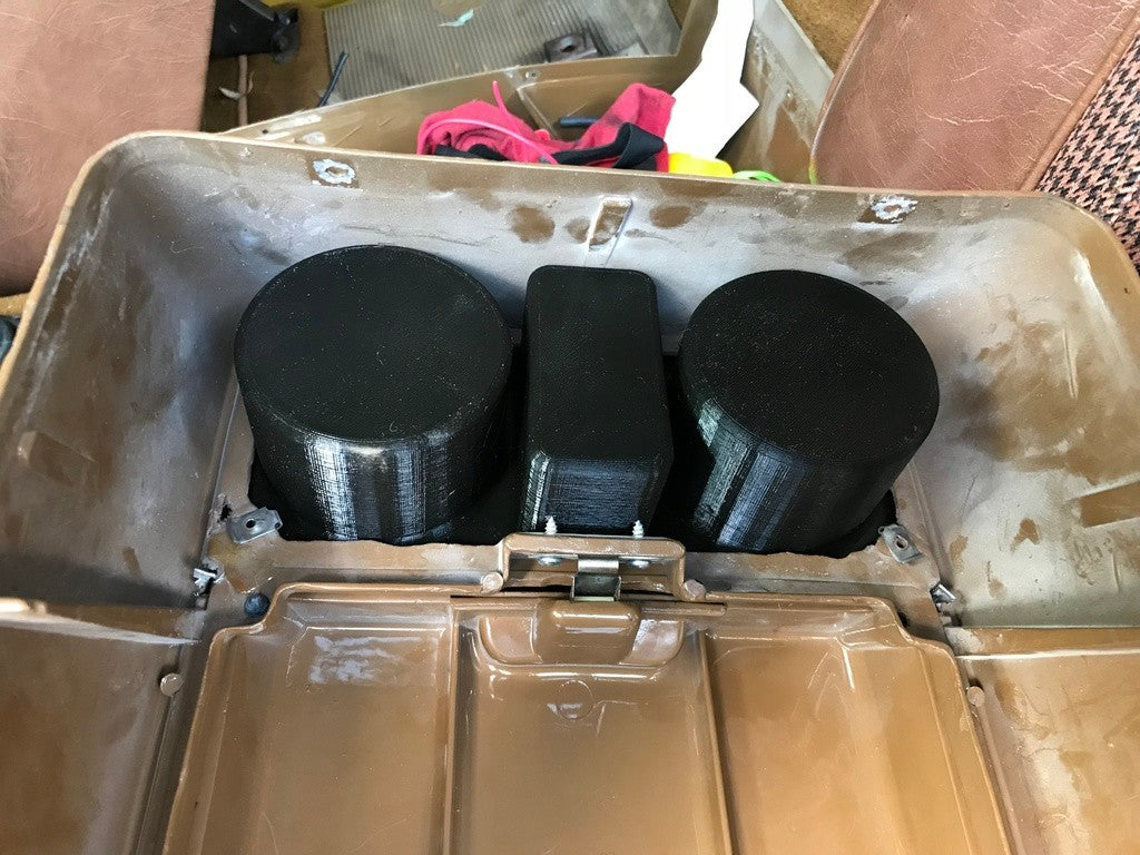67-72 GM Console Cup Holder Insert retrofit
