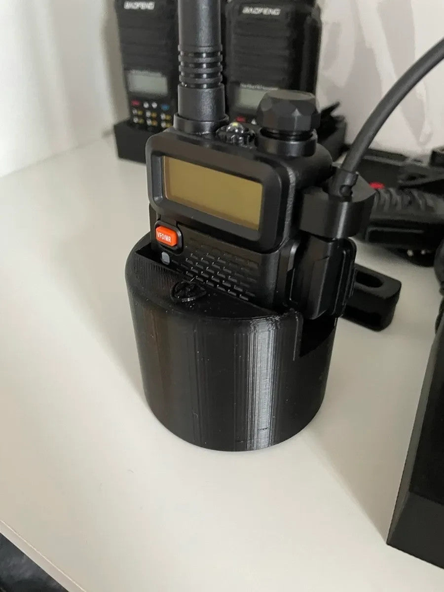 Baofeng UV-5R Cup Holder Mount – In-Car Radio Holder for Secure Access