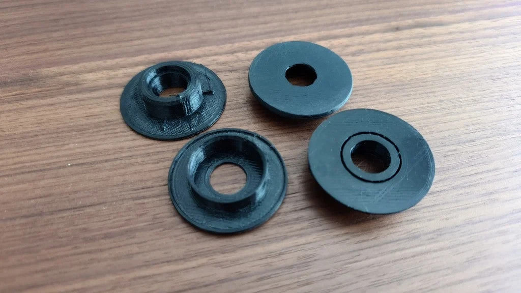 2x Floor Mat Retaining Clips Holders for VW Vehicles Carpet Fasteners Black