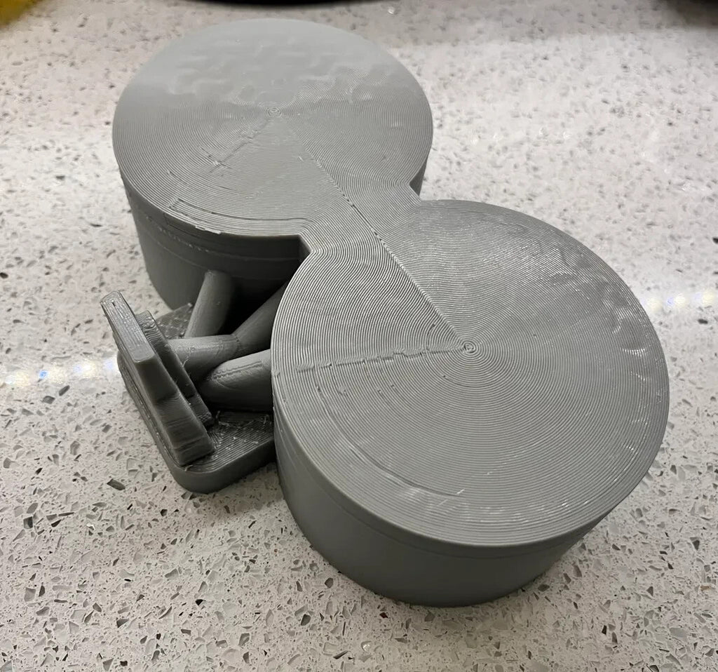 FITS Large Double Cupholder for Ford Maverick - Black color