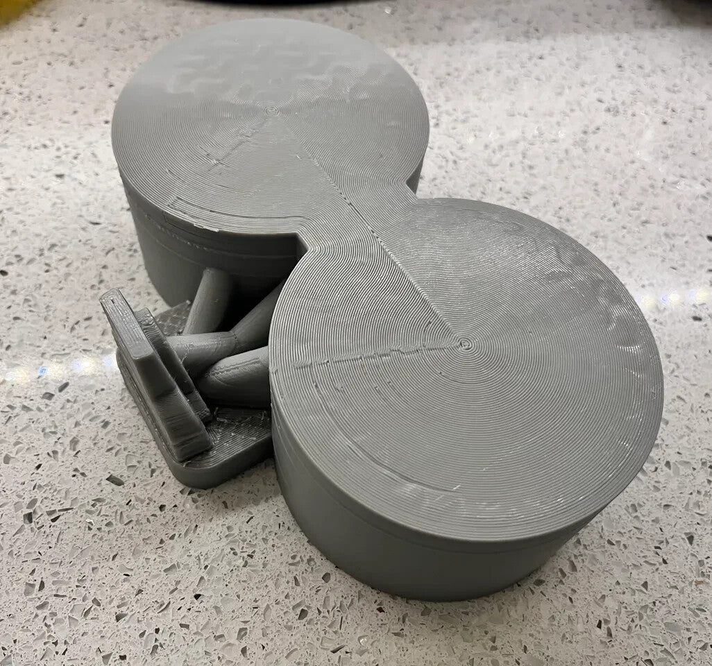 FITS Large Double Cupholder for Ford Maverick - Black color