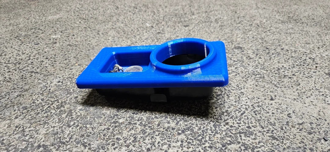 Cup Holder and Coin Tray for Mazda MX-5 Miata NA 1989–1997 3D Printed - Black