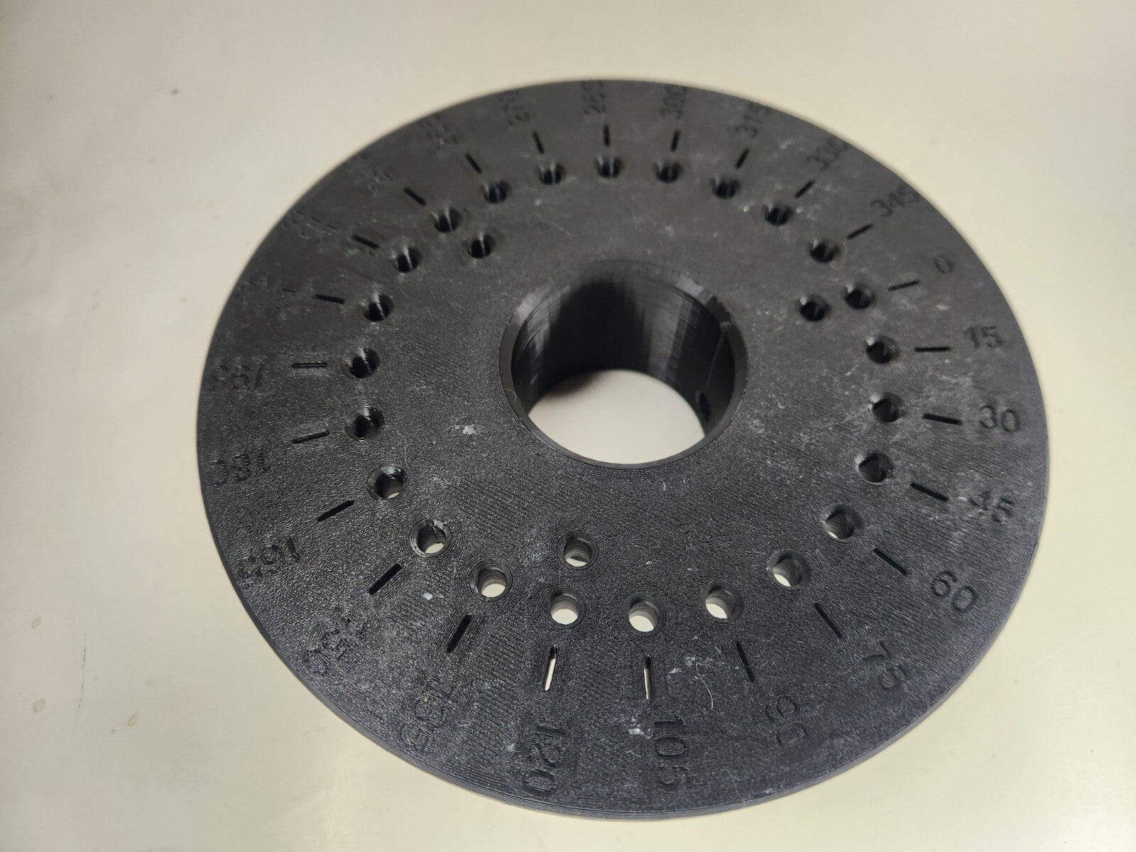 Lathe Indexing Plate For Grizzly G0709 14x40 Spindle (increments of 15 degrees)