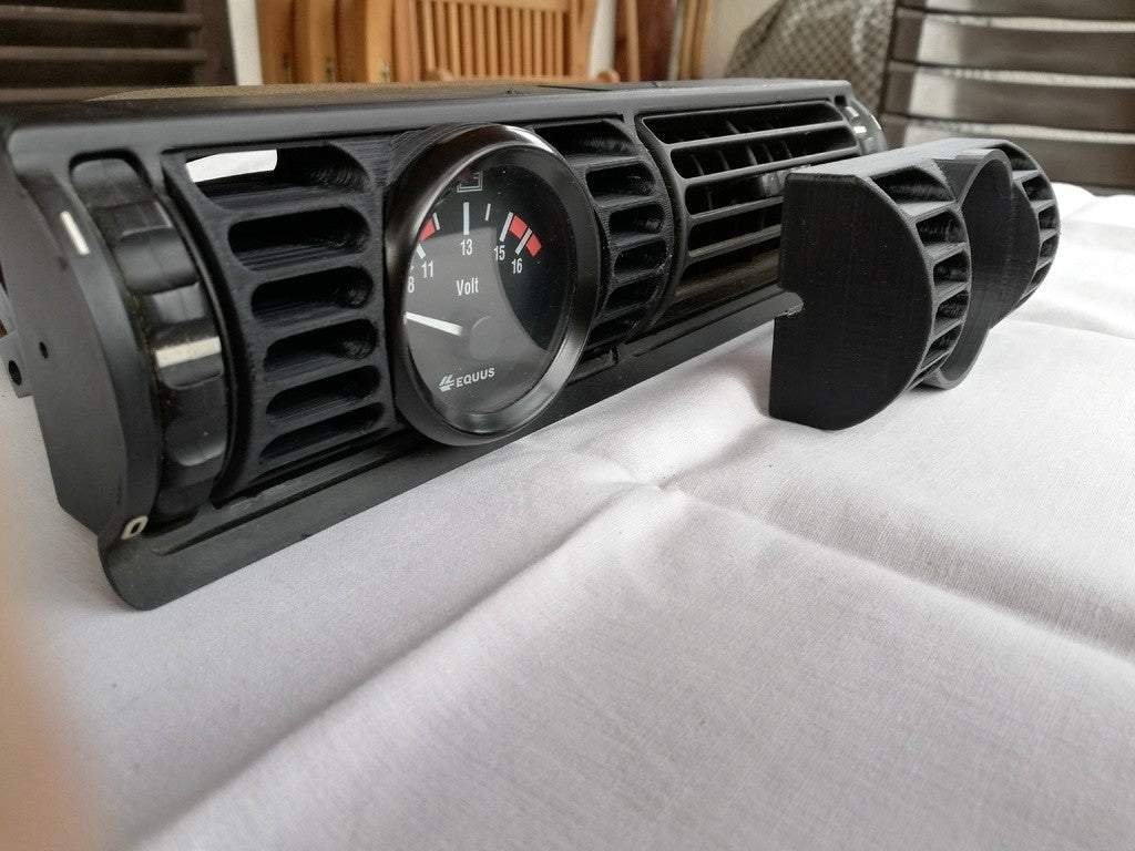 BMW E30 Gauge Vent – Center Air Vent Pod Holder for 52mm Gauge
