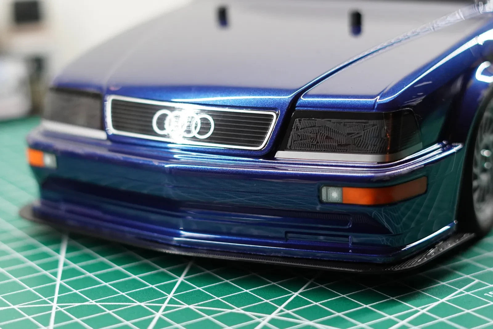 Tamiya TT02 Audi V8 Front Splitter – 3D-Printed RC Aero Part