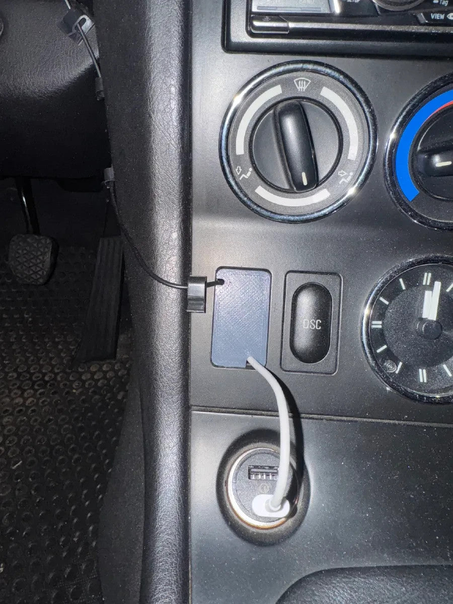 BMW Z3 Center Console Blank Button Cover – Unused Switch Hole Plug