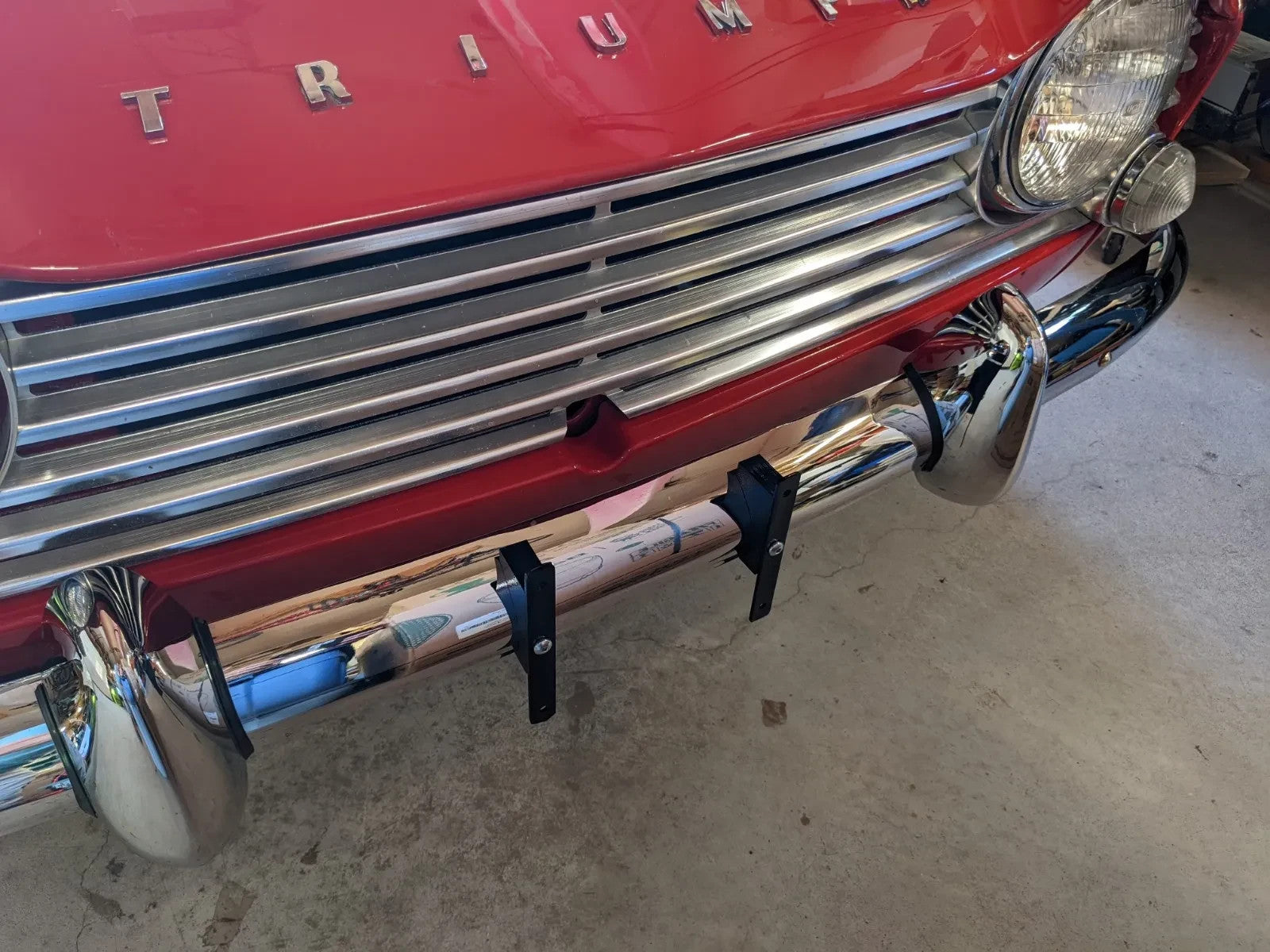 Triumph TR4/TR4A License Plate Bracket