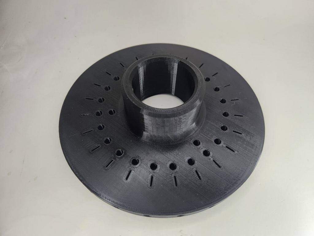 Lathe Indexing Plate For Grizzly G0709 14x40 Spindle (increments of 15 degrees)