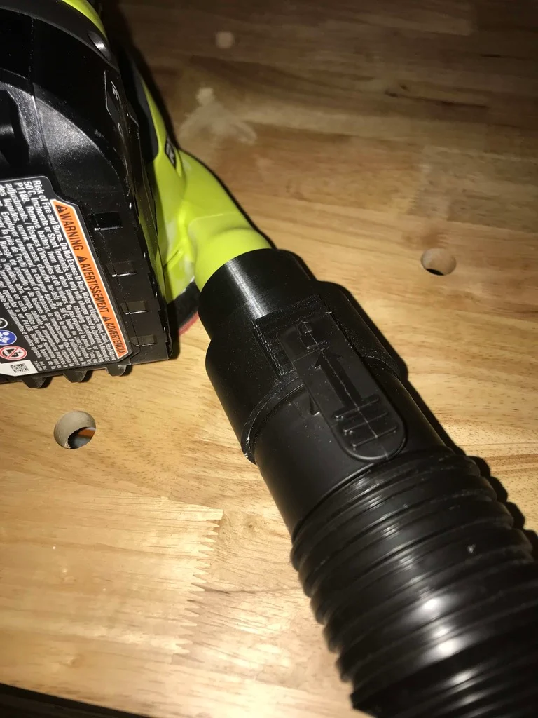 Ryobi P411 Sander to Rigid NXT Shop Vac Adapter