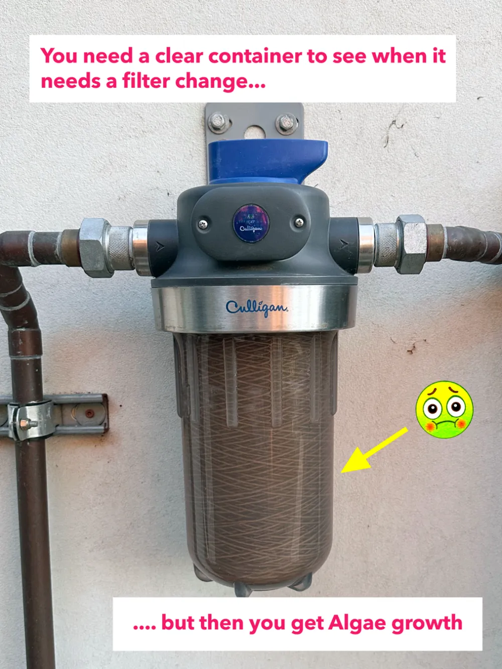 UV And Algae growth prevention Cover for Culligan WH-HD200-C Water Filter