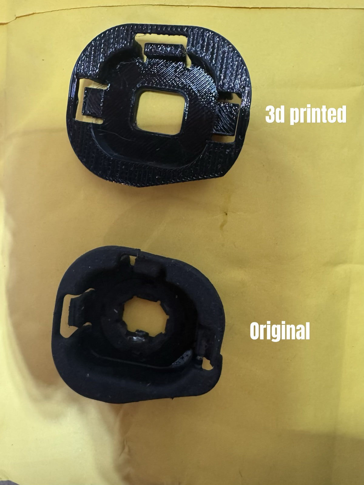 Upgraded Indestructable Rear Bumper Clips for Porsche GT3 RS (991) - Black color