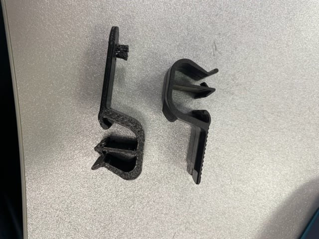 2pcs. Door Cable Holder Organizer Clip for BMW E39 Interior Panel Black