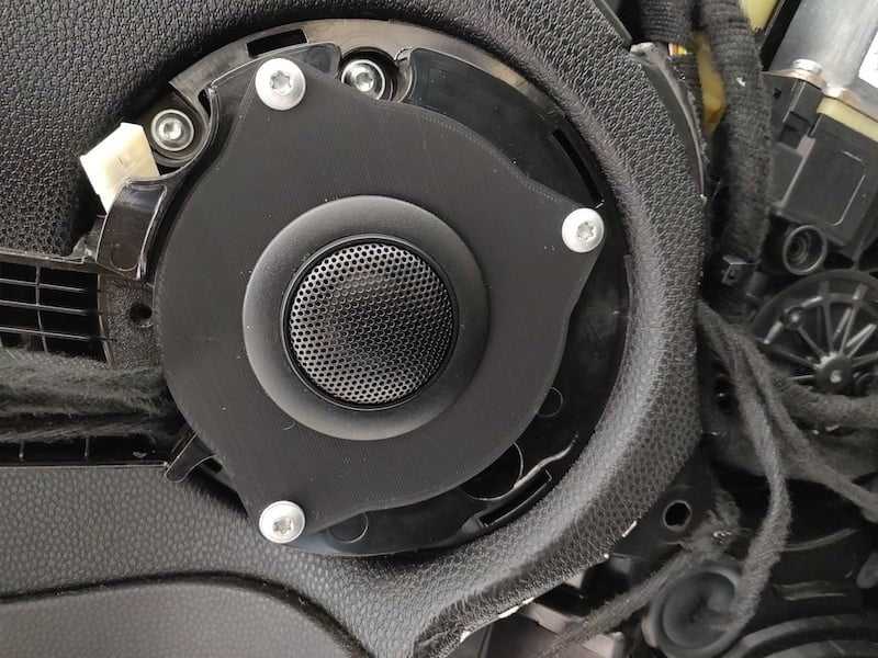 2 sets of R56 Mini Cooper Front Door Speaker Adapters for 5.25" and 2.6" speaker
