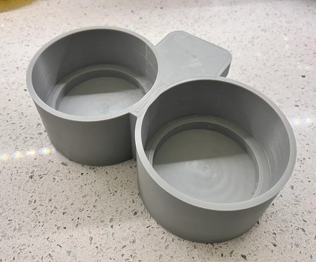 FITS Large Double Cupholder for Ford Maverick - Black color