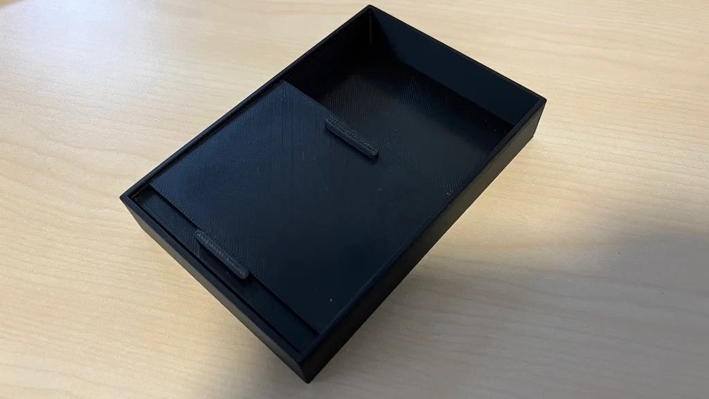Hidden Armrest Secret Storage Box for Tesla Model 3 / Model Y Console Black