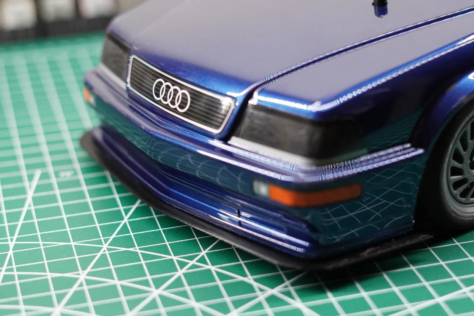 Tamiya TT02 Audi V8 Front Splitter – 3D-Printed RC Aero Part
