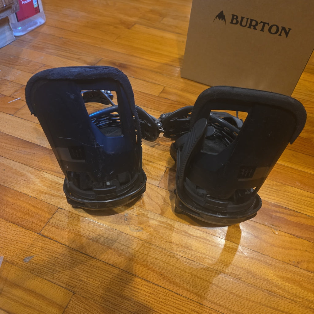 Burton Cartel MNS RE:FLEX Snowboard Bindings Medium W/ Original Box