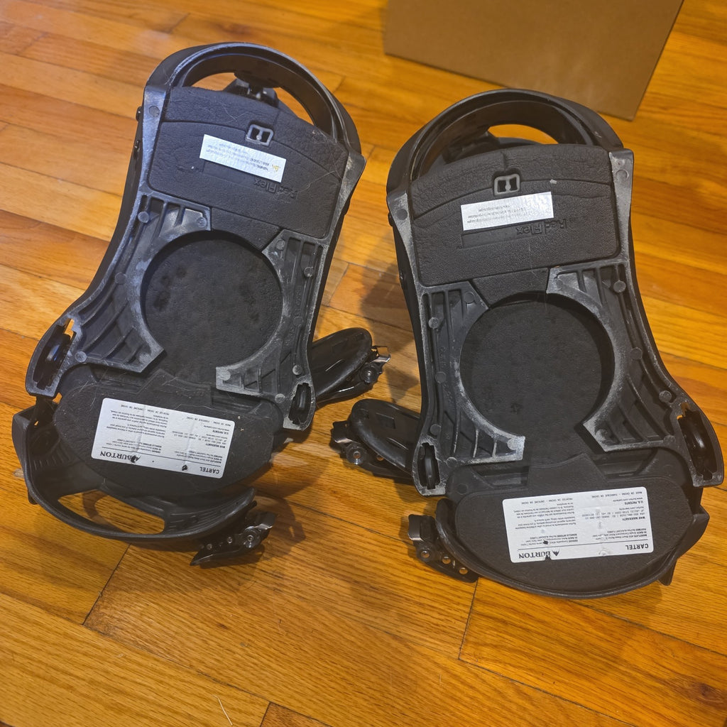 Burton Cartel MNS RE:FLEX Snowboard Bindings Medium W/ Original Box