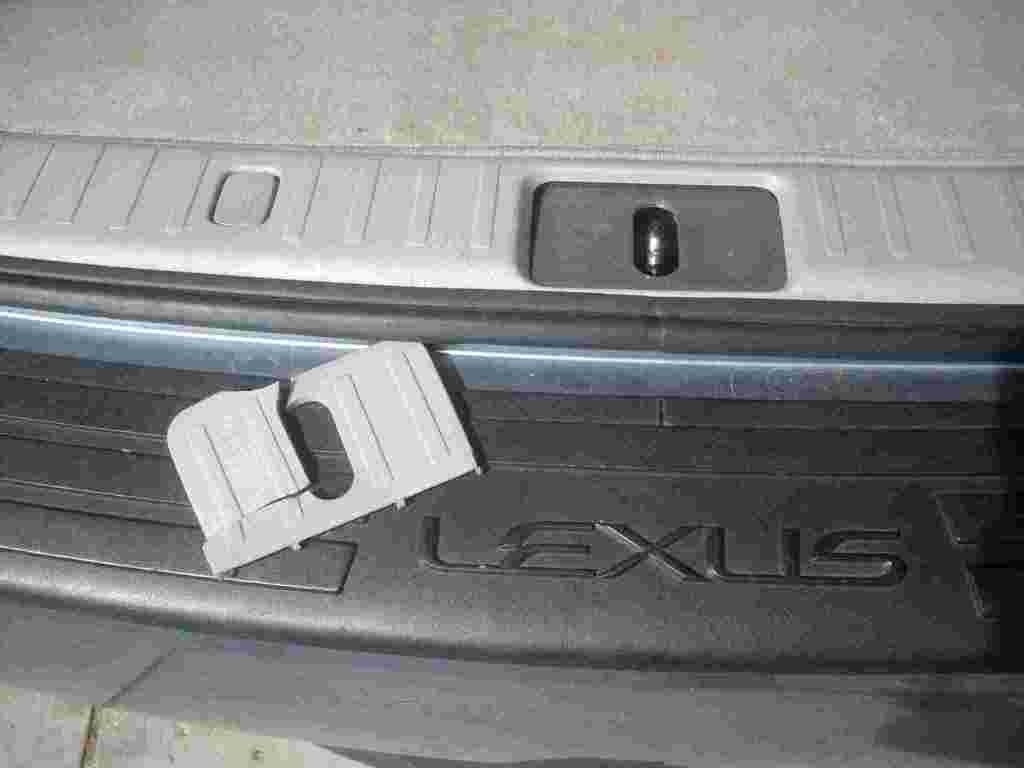 Rear Door Latch Lock Cover Trim for Lexus RX350 Protector Cap Black