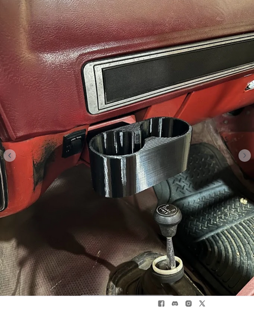 1973-87 Squarebody Chevy Truck Cup Holder