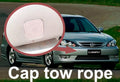 Front Tow Hook Cover Cap for Toyota Camry Bumper Trim Replacement - Black color