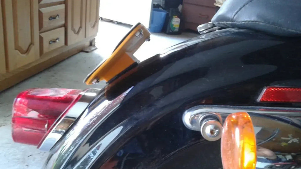 Motorcycle License Plate Bracket – Universal Rear Fender Mount Holder