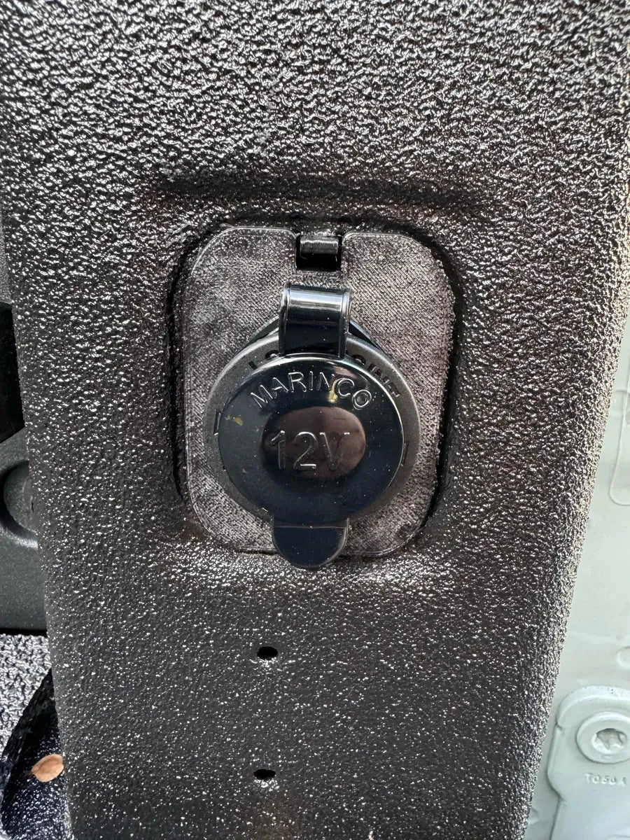 12V Outlet Plug Cover Plate for Ford Maverick Black