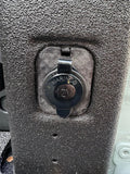 12V Outlet Plug Cover Plate for Ford Maverick Black