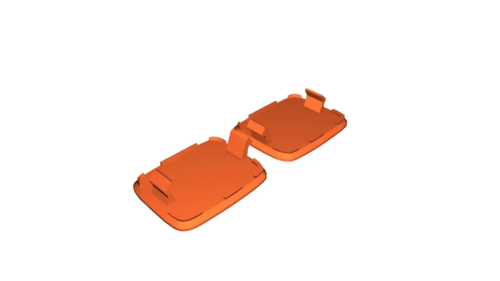 Rear Tow Hook Cover Cap for Lexus IS250 Bumper Towing Point - Black Color