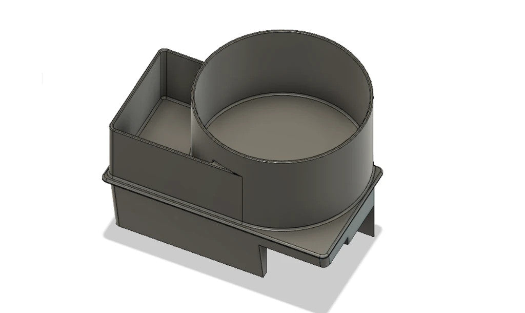 Porsche 911 (996) Drink Cup Holder + storage pocket (ashtray replacement)