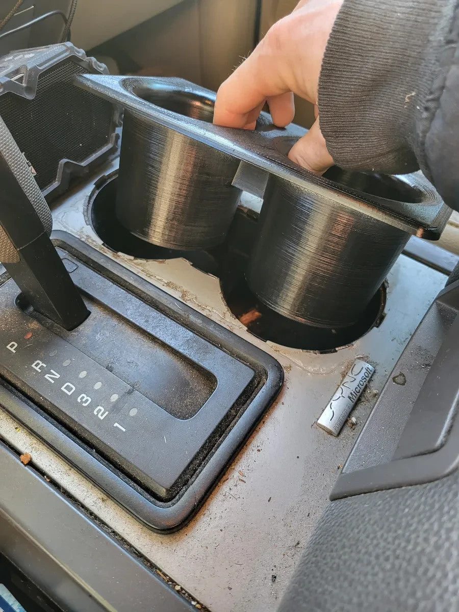 Cup Holder Insert for 2010 Ford Expedition | Center Console Drink Holder Adapter