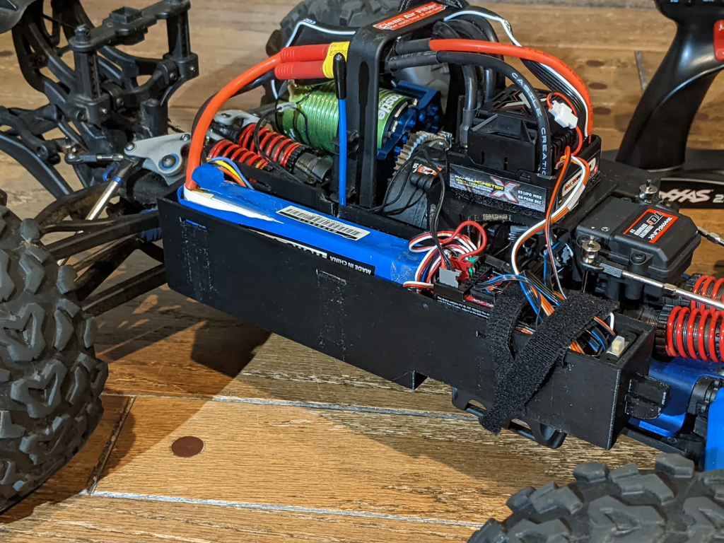 Revo 3.3 Reciever Box For Brushless Conversion Reciever, Esc And Battery Tray