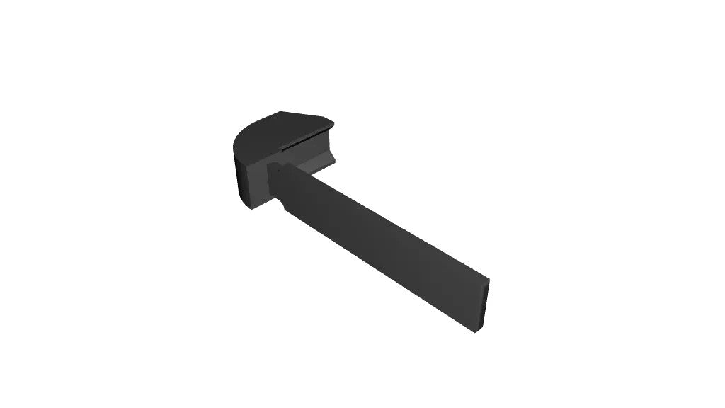 Toyota Blank Key – Uncut Replacement Plastic Key Ring Connector for Toyota
