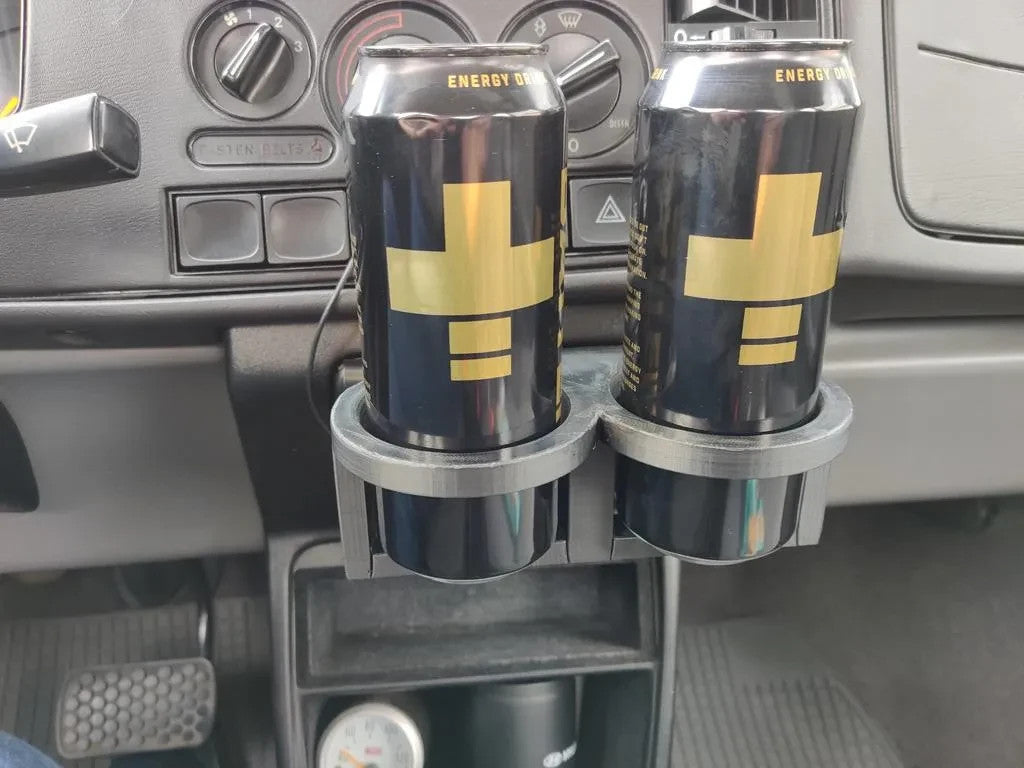 Double Cup Holder for Saab 900 | Center Console Drink Organizer | Fits Classic