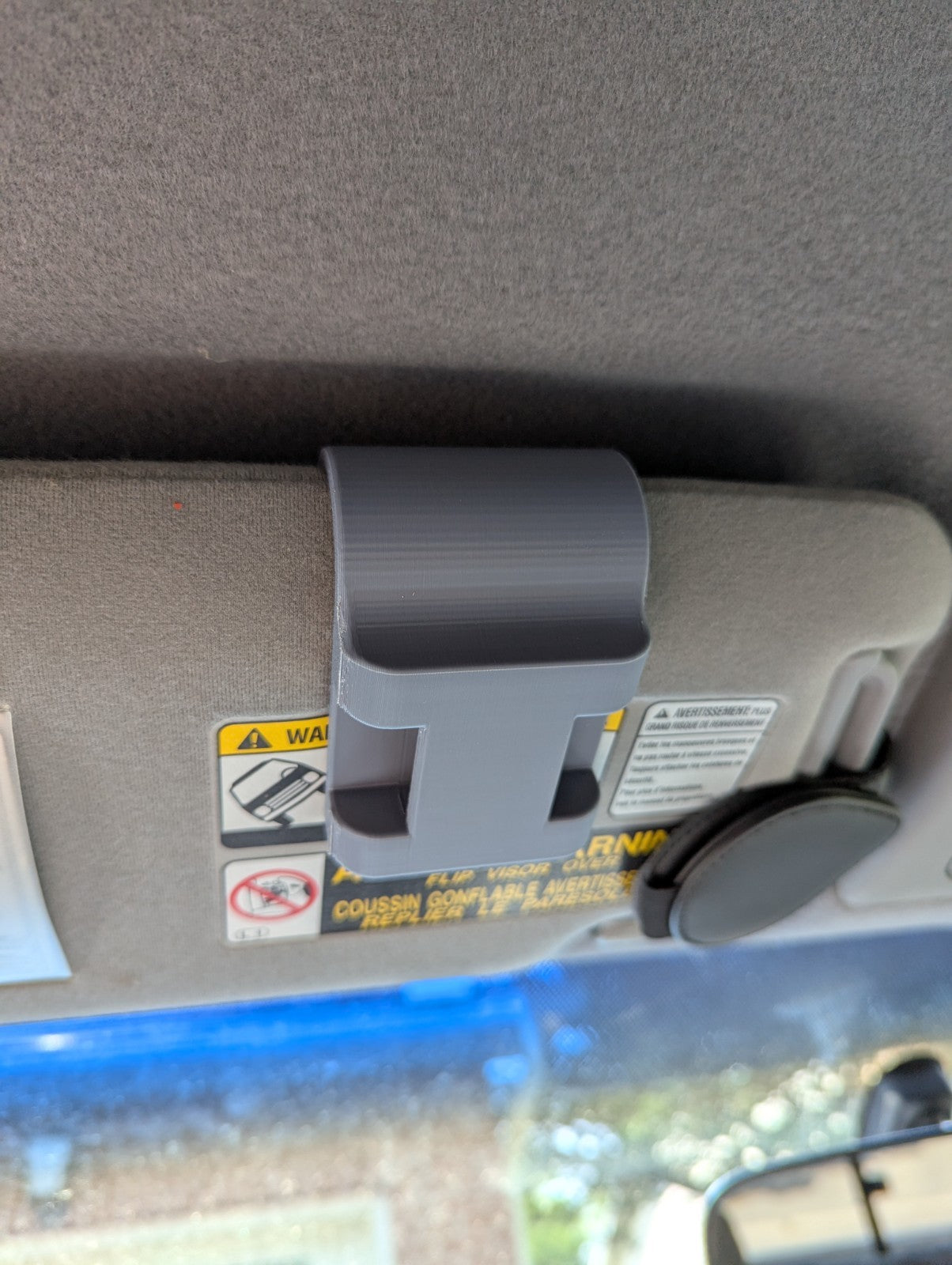 Baofeng UV-5R Radio Sun Visor Clip Mount – Universal 3D Printed Holder