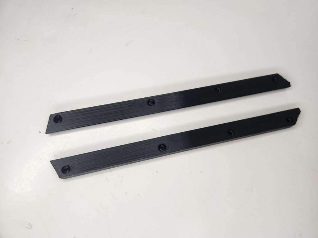 Chassis Skid Slide Rails for Arrma Typhon, Kraton, Notorious 6s (Black)