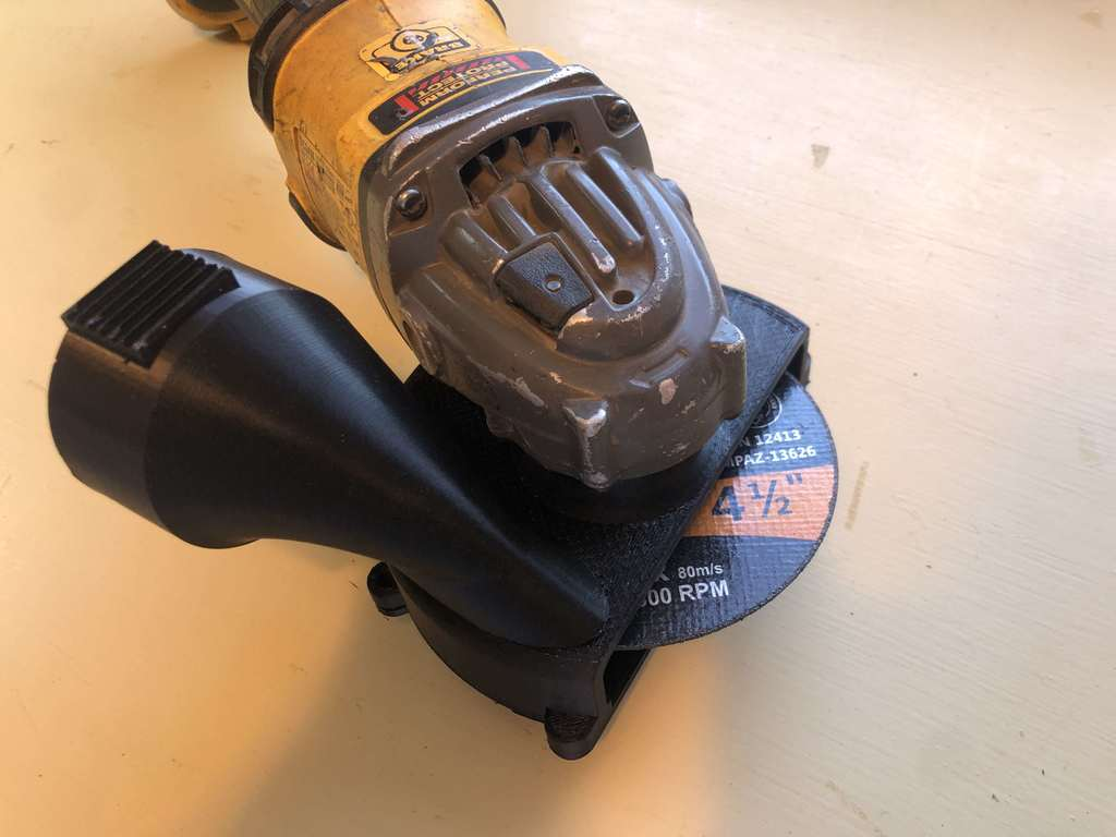 Dewalt Angle Grinder Dust Collector / Vacuum Attachment