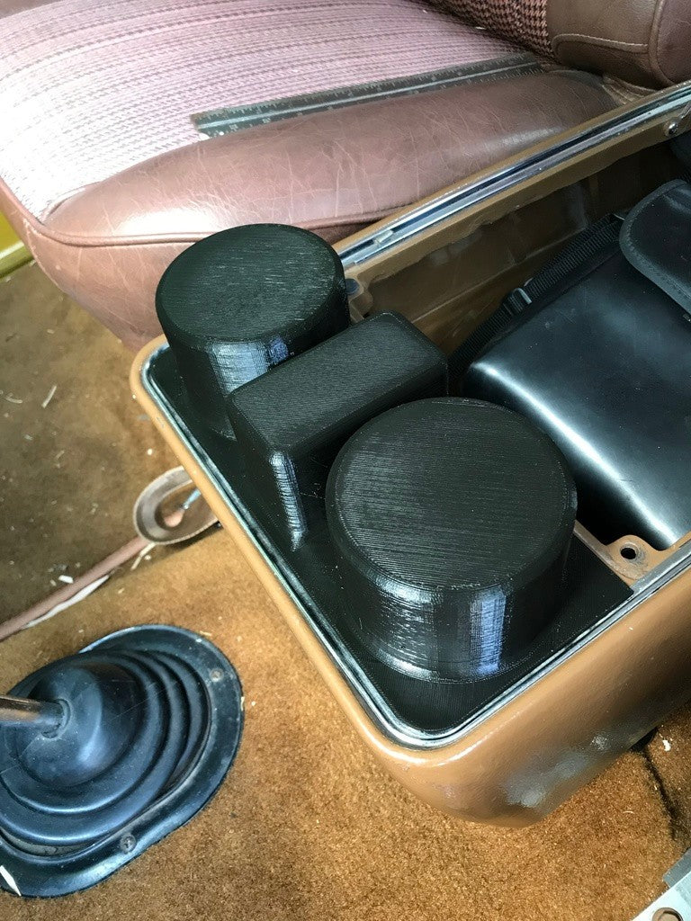67-72 GM Console Cup Holder Insert retrofit