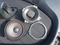 2x Front 4" Speaker Adapters for Audi 100 4A A6 C4 Door Mount Black
