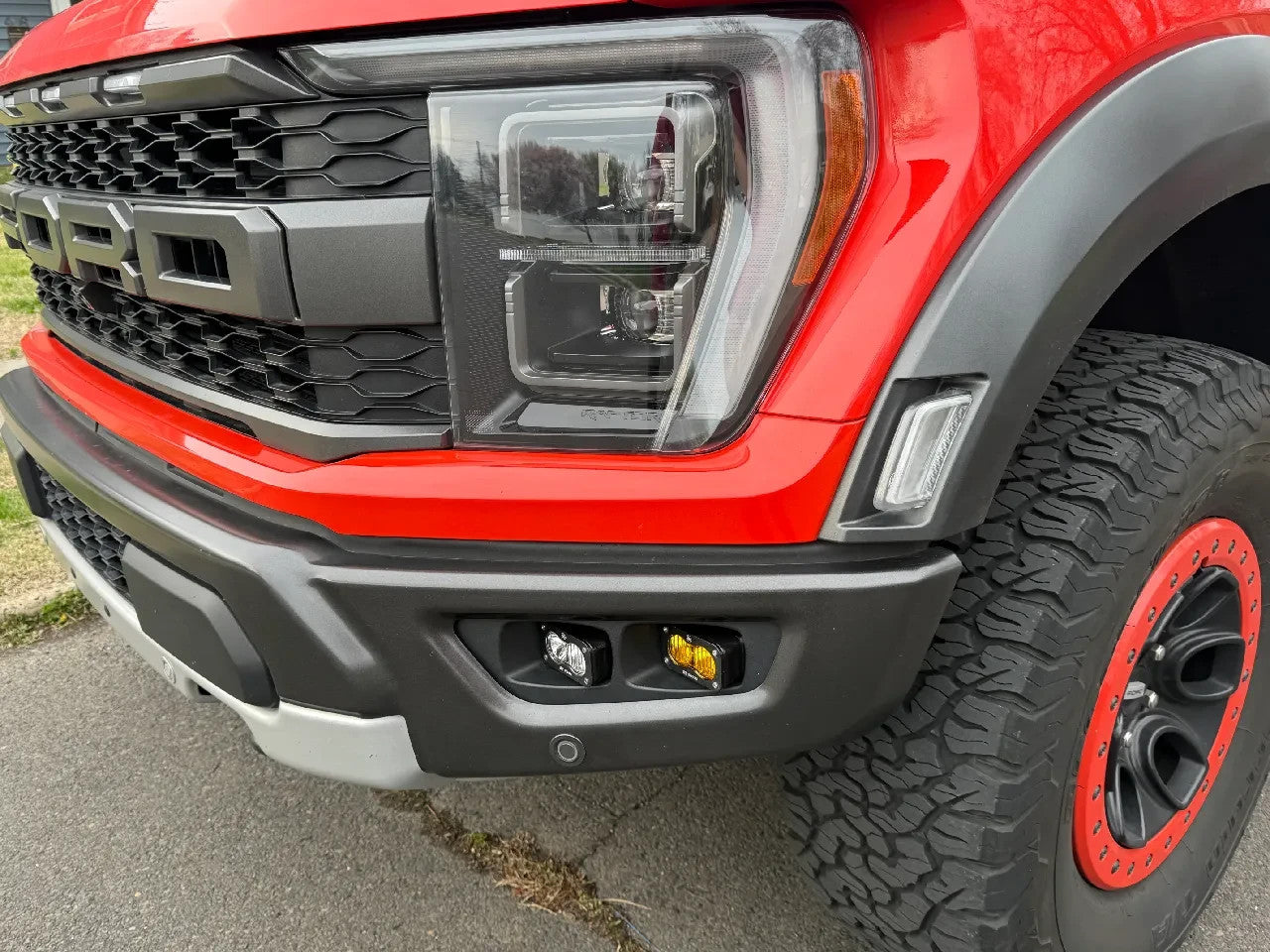 2x Fog Light Adapter Brackets For Baja Designs S2 for Ford Raptor Bronco Raptor